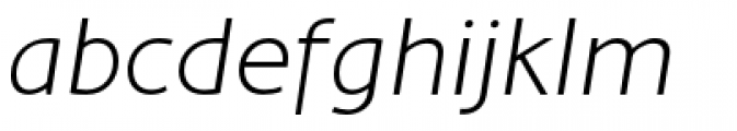 Maisee Light Italic Font LOWERCASE