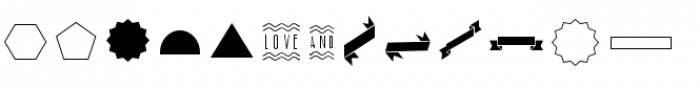 Maisy Icons Font LOWERCASE