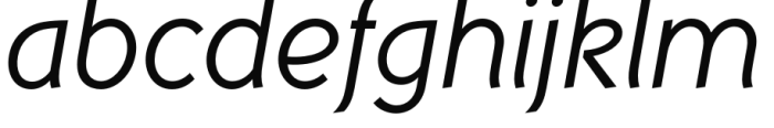 Mancunium Regular/Bold Collection Italic Font LOWERCASE