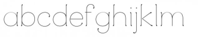 Mandevilla Light Font LOWERCASE