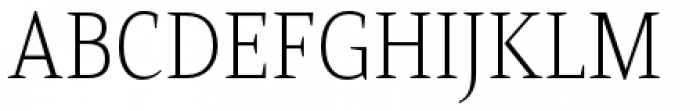 Mandrel Condensed Thin Font UPPERCASE