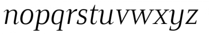 Mandrel Normal Book Italic Font LOWERCASE