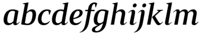 Mandrel Normal Demi Italic Font LOWERCASE