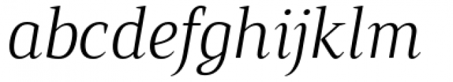 Mandrel Normal Light Italic Font LOWERCASE