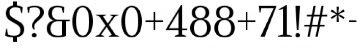 Mandrel Normal Regular Font OTHER CHARS