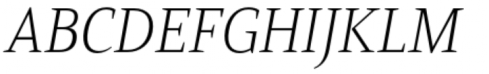 Mandrel Normal Thin Italic Font UPPERCASE