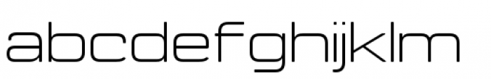 Manifold Extended Light Font LOWERCASE