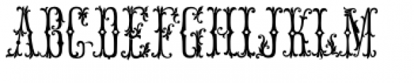 Manoir Monogram Font UPPERCASE