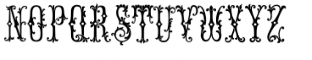 Manoir Monogram Font UPPERCASE