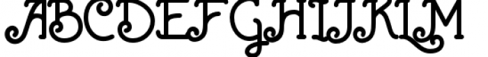 Marema Typeface Regular Font UPPERCASE
