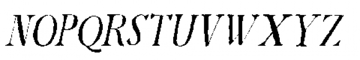 Mariken Italic Font UPPERCASE