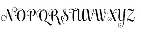 Maris Regular Font UPPERCASE