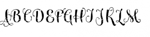 Maris Rough Medium Font UPPERCASE