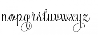 Maris Thin Font LOWERCASE