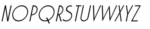 Marquisette BTN Light Oblique Font UPPERCASE