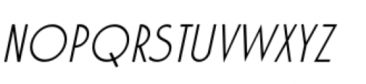 Marquisette BTN Light Oblique Font LOWERCASE