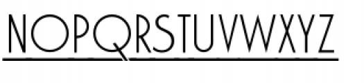 Marquisette BTN Lined Light Font LOWERCASE