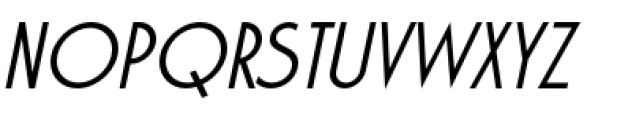 Marquisette BTN Oblique Font UPPERCASE