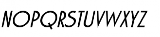 Marquisette BTN Oblique Font LOWERCASE