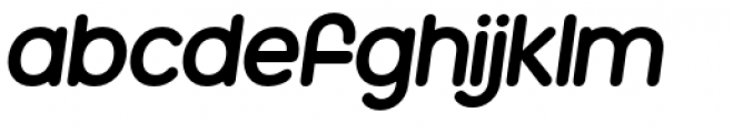 Marshmallow Italic Font LOWERCASE