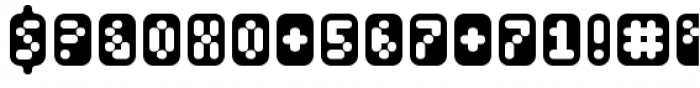Mastertext Boxed Font OTHER CHARS