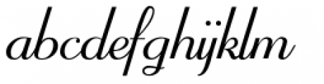 Mayfair Font LOWERCASE