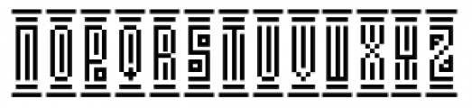 Maze Monogram Regular Font LOWERCASE