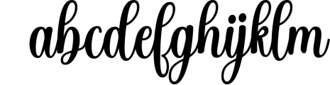 Machia Script Font LOWERCASE