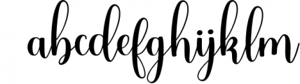 Madelyn Calligraphy Font LOWERCASE