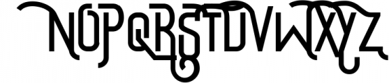 Maeninaja Typeface Font UPPERCASE
