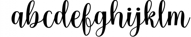 Magdala Script Font LOWERCASE