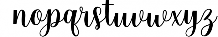 Magdala Script Font LOWERCASE