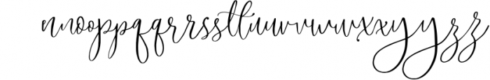 Magdaline - Lovely Script 1 Font LOWERCASE