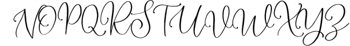 Magdaline - Lovely Script 2 Font UPPERCASE