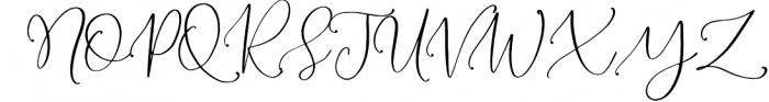 Magdaline - Lovely Script 3 Font UPPERCASE