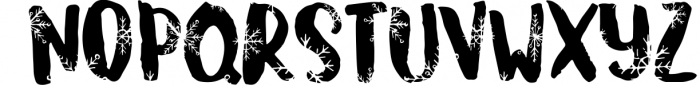 Magic Snow - Christmas Typeface Font UPPERCASE