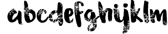 Magic Snow - Christmas Typeface Font LOWERCASE