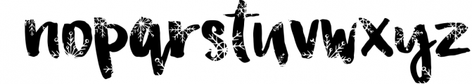 Magic Snow - Christmas Typeface Font LOWERCASE