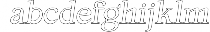 Magilla - Elegant Modern Serif 5 Font LOWERCASE