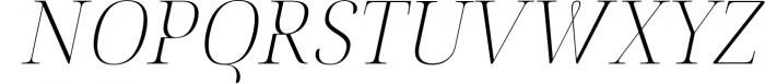 Magique. Modern Vintage italic serif Font UPPERCASE