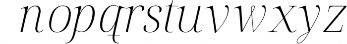 Magique. Modern Vintage italic serif Font LOWERCASE