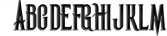 Magneto - Vintage Style Font Font LOWERCASE