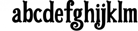 Magnifika Vintage Font LOWERCASE