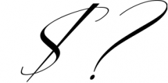 Mahogany Script Font OTHER CHARS
