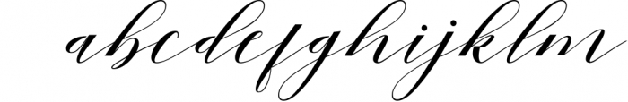 Mahogany Script Font LOWERCASE