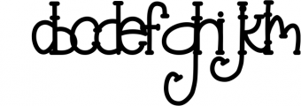 Majestic Peacock - A Font Trio Font LOWERCASE