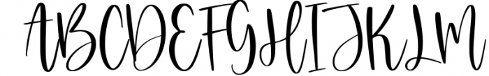 Maledictus Modern Handwritten Font Font UPPERCASE
