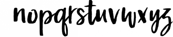 Malibu Punch, a textured brush font Font LOWERCASE