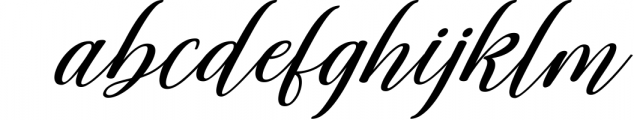 Maliska Script Font LOWERCASE