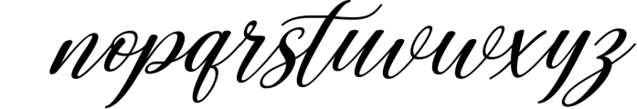 Maliska Script Font LOWERCASE